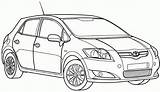 Toyota Coloring Pages Supra Auris Color Toyote Getcolorings Coloringhome sketch template