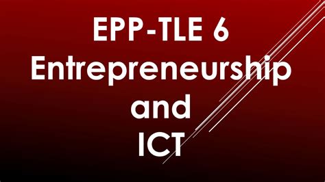 epp tle  entrepreneurship  ict lesson  buying  selling products