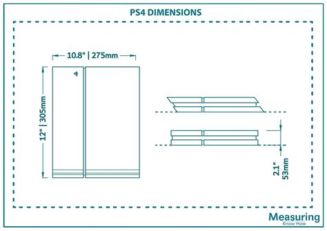 ps ps slim dimensions  illustrations