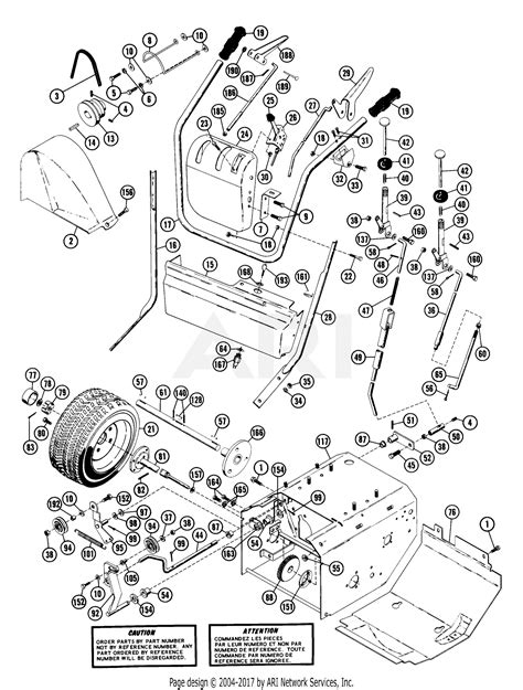 ariens    st hp tec  blower parts diagram  handle  controls