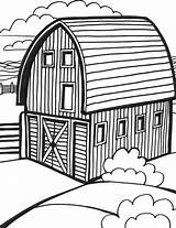 Coloring Barn Pages sketch template