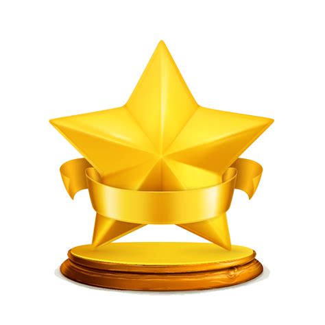 achievement trophy yellow award gold  clipart hq hq png