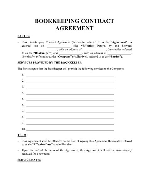 write  contract  catering services printable templates