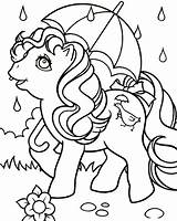 Coloring Pages Year Old Girls April Olds Print Drawing Shower Kids Color Spring Pony Little Rain sketch template