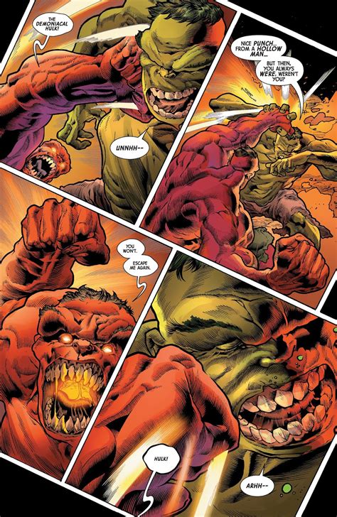 The Immortal Hulk Vs The Red Hulk Comicnewbies