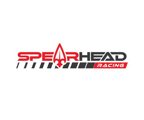 bold  racing logo design  spearhead racing  lokiasan