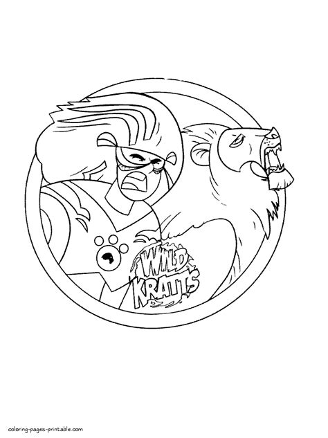 wild kratts colouring pages coloring pages printablecom