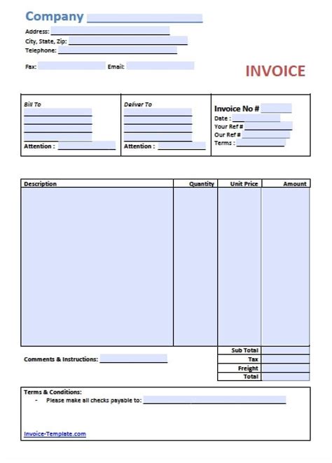 invoice word document  simple basic invoice template excel  word