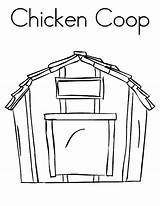 Coloring Barn Chicken Coop Pages Clipart Netart Animals Colouring House Color Red Printable Farm Getcolorings Print Getdrawings sketch template