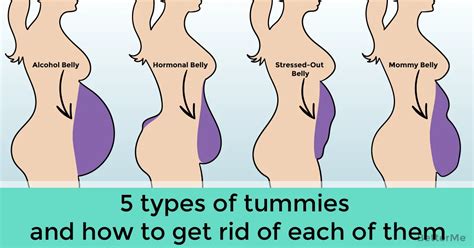 5 Types Of Bellies And How To Get Rid Of Each Of Them
