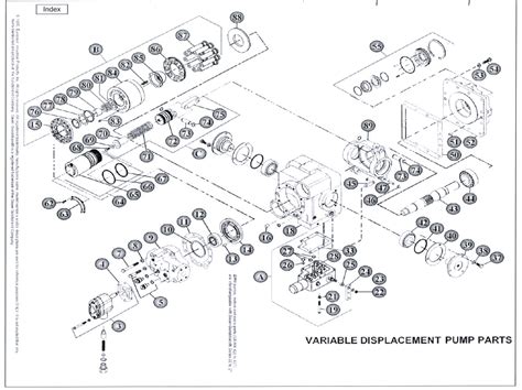 eaton hydrostatic parts variable displacement pump parts list