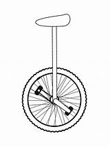 Monociclo Dibujosparaimprimir Bicicleta Tandem Colorea Coloración sketch template