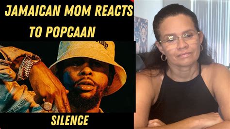 jamaican mom reacts to popcaan silence official video youtube