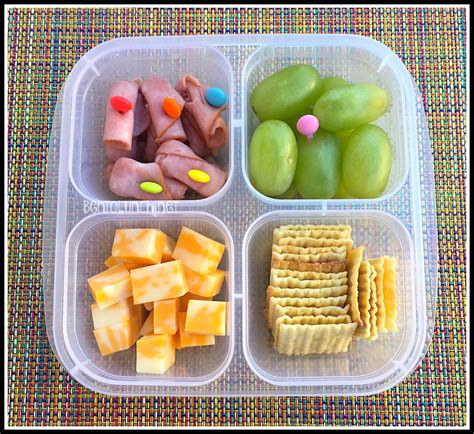 homemade lunchable bento lunch