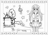 Pages Coloring Rockabilly Getcolorings Colouring Doll Paper sketch template