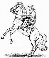 Coloring Pages Cowboy Cowgirl Printable Horse Cowboys Color Boys Horses Print Soldier Honda Winter Getcolorings Getdrawings Popular sketch template