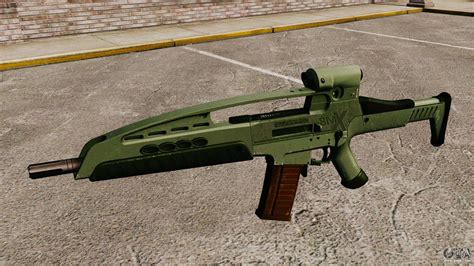 hk xm assault rifle   gta