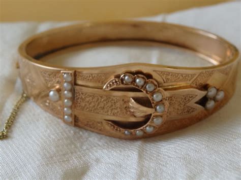 antiek gouden armband met parels catawiki