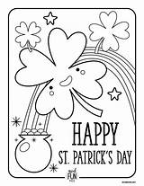 Coloring St Pages Patrick Printable Kids Clover Adults Patricks Cute Nod Land sketch template
