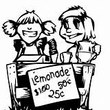 Lemonade Stand Drawing Clipartmag sketch template