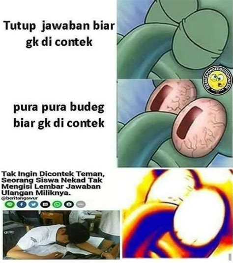 Meme Teknik Mantap Indonesia Meme Jawaban Biar Gk Di Contek Pura