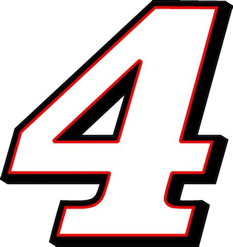 race number  decal sticker  color
