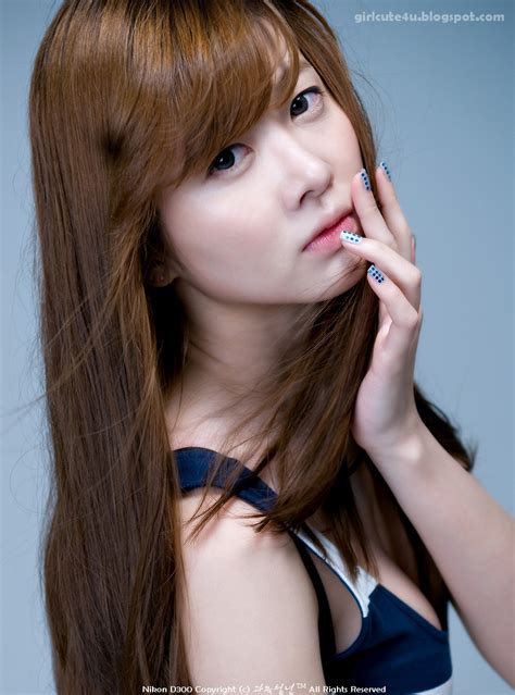 jung se on blue and white ~ cute girl asian girl