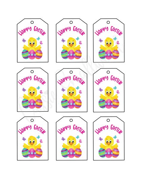 printable easter tags  unique designs cassie smallwood