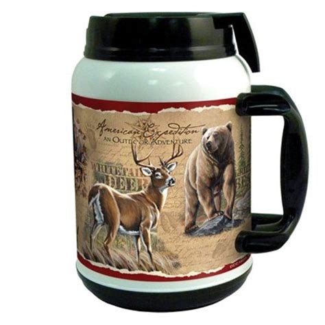 american expedition  ounce thermal mug big game mugs thermal mug