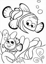 Coloring Pages Nemo Finding Color Print Fish Printable Coloring2print Trailers Animals Movie sketch template