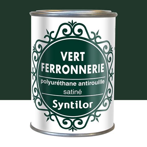 peinture ferronnerie exterieur syntilor vert   leroy merlin