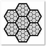 Honeycomb Pattern Tattoo Patterns Honey Geometric Bee Board Recession Destination Color Choose sketch template