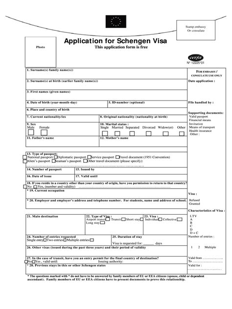 filling schengen visa form fill and sign printable template online