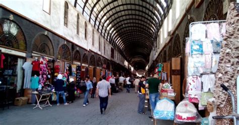 بالفيديو لطميات في سوق الحميدية في دمشق جنوبية
