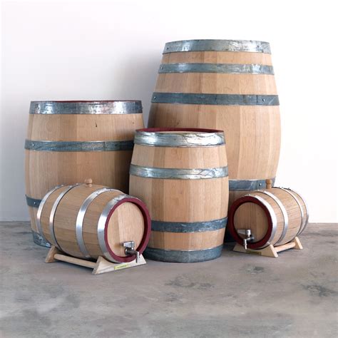 Cooperage Oak Barrels For Aging Wine And Spirits Made The Traditional Way