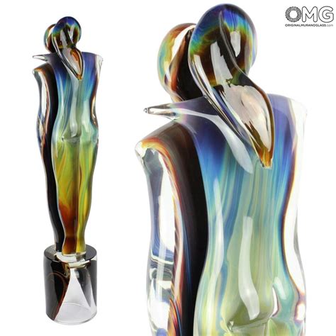 Chalcedony Glass Masters Murano Glass Lovers Sculpture In