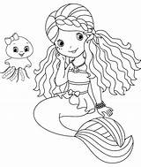 Mermaid Coloring Pages Cute Baby H2o Merman Water Just Add Little Printable Melody Color Colorear Drawing Para Kids Tail Sheets sketch template