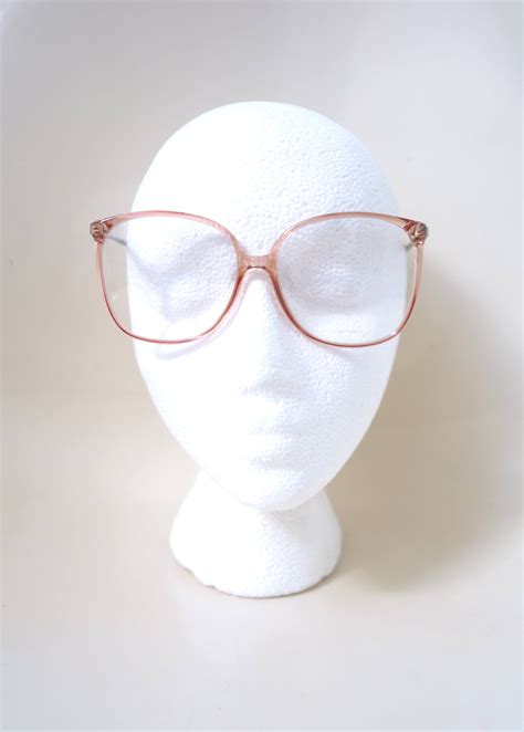 1980s Clear Fake Womens Eyeglasses Oversized Retro 80s Etsy