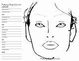 Face Makeup Mac Charts Chart Blank Template Eye Psd Trucco Person Iridology Da Cliparts Viso Make Printable Drawing Body Eyeshadow sketch template