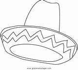 Sombrero Charros Sombreros Mexicano Charro Messico Colorea Kleidung Misti Mexicanos Malvorlage Cappelli Iluminar Kategorien Gratismalvorlagen sketch template