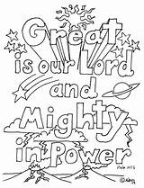 Coloring Psalm Pages Psalms Kids Great Colouring Power Awana Lord Bible Color Sheets Sparks Printable Verse School Sunday God Print sketch template