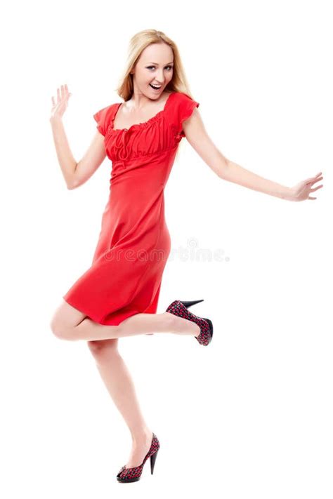 dancing lady stock image image  dress healthy human