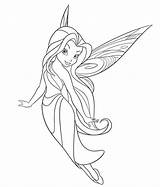 Coloring Pages Silvermist Fairy Disney Getcolorings Unique sketch template