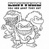 Critters Fryguy64 sketch template