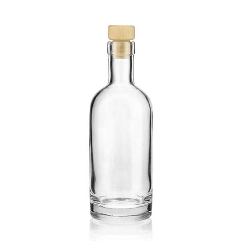 350ml Clear Glass Bottle Linea Uno World Of Uk