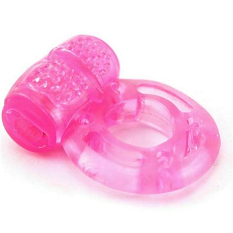 Vibrating Penis Cock Ring Clit G Spot Stimulator Couple Dildo Sex Toys