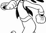 Goofy Coloring4free Coloring Pages A4 Cartoons Printable 2972 Having Fun sketch template