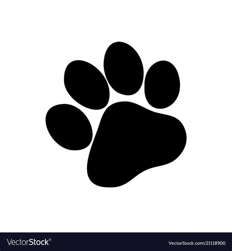 dog paw print logo