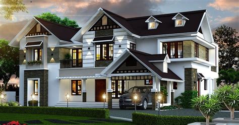 sq ft double floor contemporary home designs