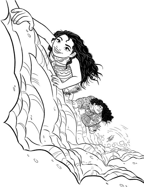 top  ideas  coloring pages  kids moana home family